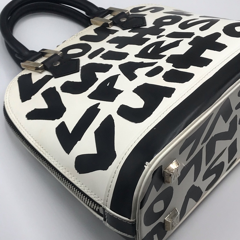 Louis Vuitton Graffiti Alma Stephen Sprouse MM Collector’s Rare Limited Handbag - Picture 5 of 16